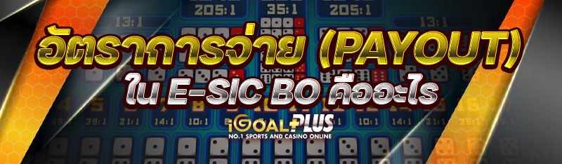 อัตราการจ่าย (Payout) ใน E-Sic Bo คืออะไร
